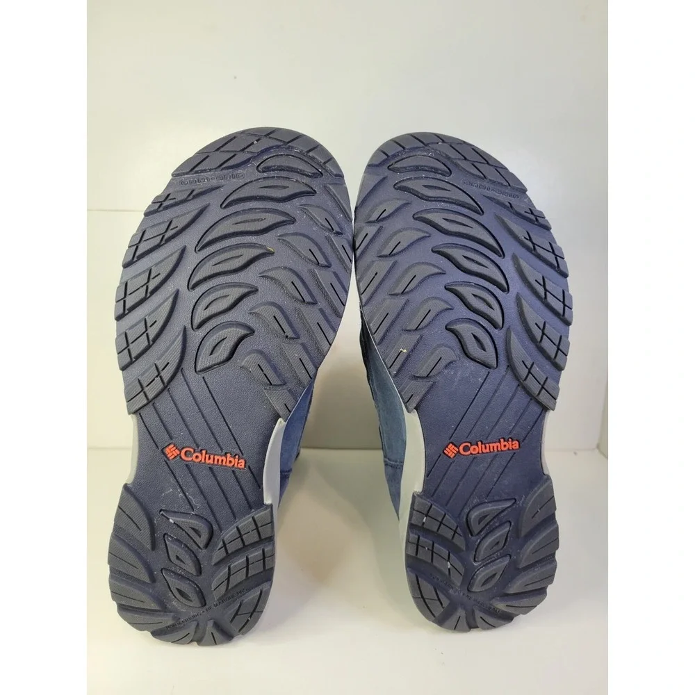 Columbia Women's Meadows Slip-ON Omni-Heat 3D‎ Mid Calf Boot Sz 8.5 Blue Shoes